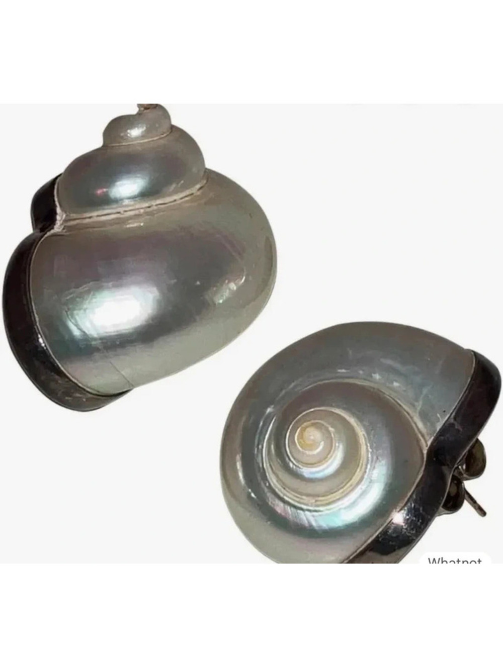 Vintage Betsy Turban Shell Earrings